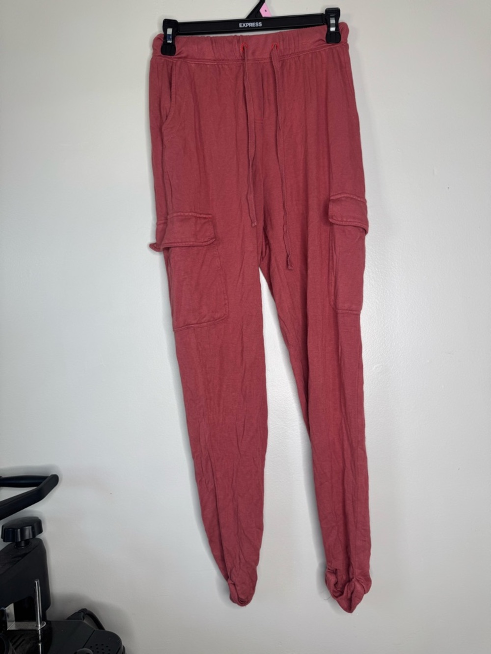 Anthropologie Dusty Rose Cargo Jogger Pants